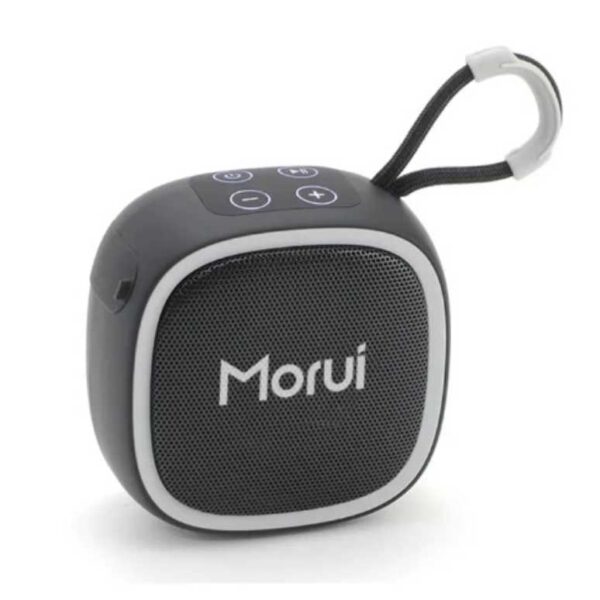 Morui Bluetooth Speaker MS-02 with compact design and wireless connectivity for high-quality audio playback.